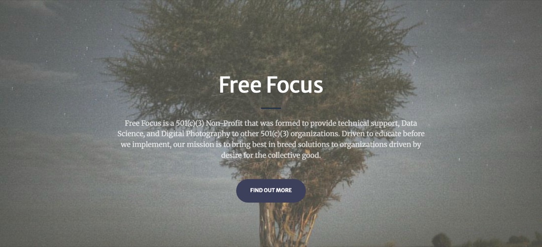 freefocus.org — the nonprofit's homepage