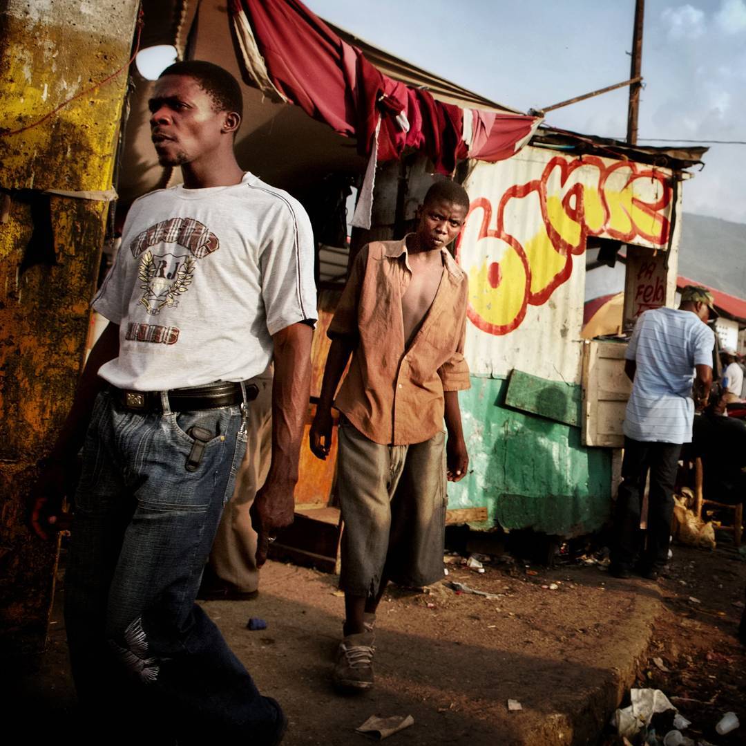 Downtown Port-au-Prince Haiti in 2008. Photo 2 of 22