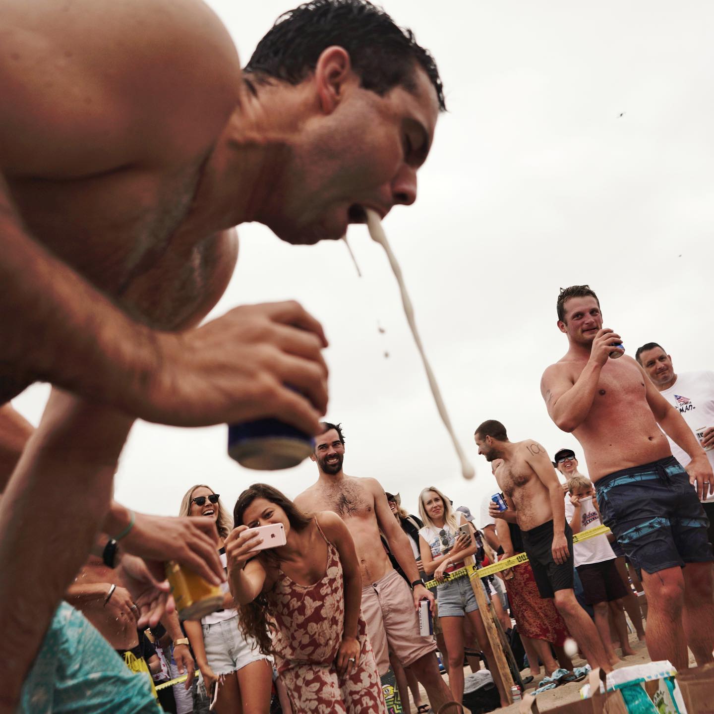 Hermosa Beach Iron Man. Run/swim/chug. It’s all vomit and spit until the swastikas come out
